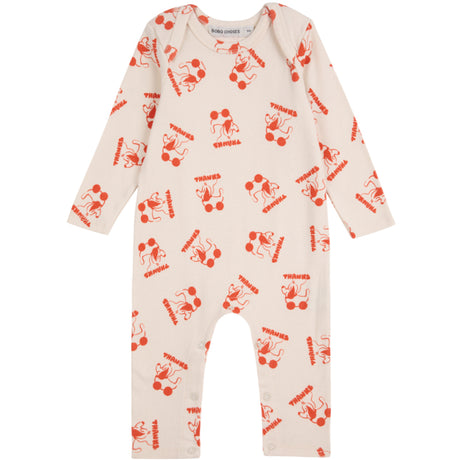 Bobo Choses Offwhite Rolling Dog All Over Overall