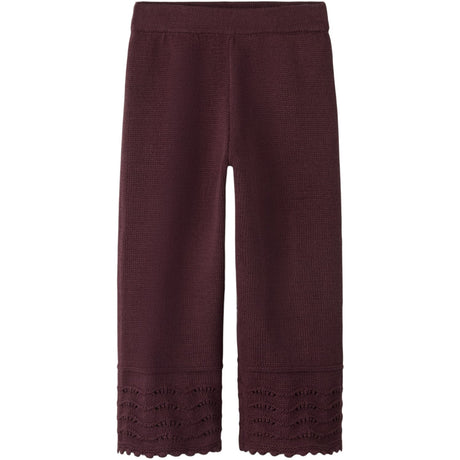 Lil'Atelier Catawba Grape Nmflola Knit Pants Lil