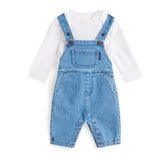 Tommy Hilfiger Denim Medium Denim Dungaree Pants