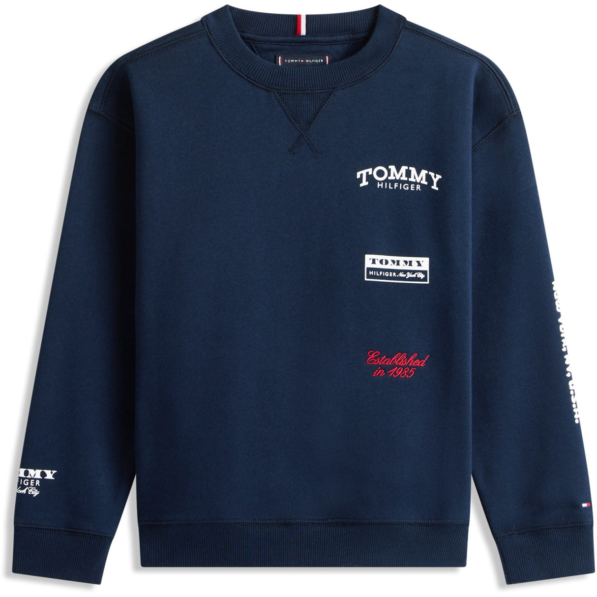 Tommy Hilfiger Dark Night Navy Multi Print Sweatshirt