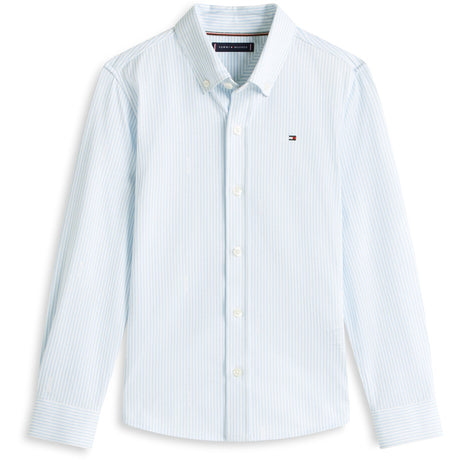 Tommy Hilfiger White Breezy Blue Stripe Aop Jersey Shirt