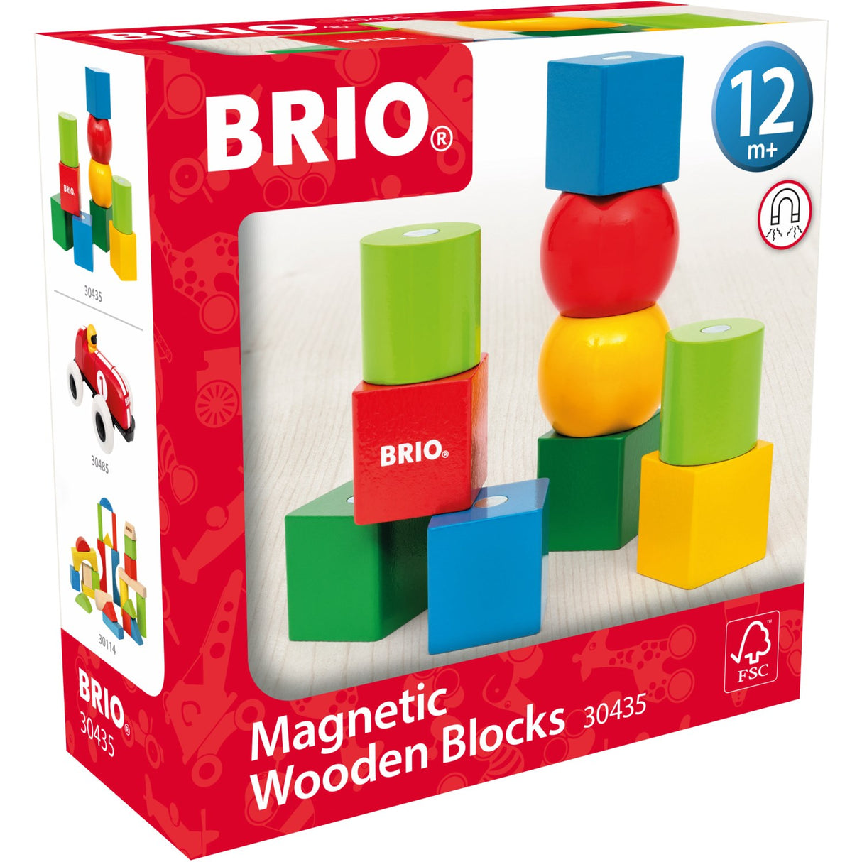 BRIO® 30435 Magnetiske Træklodser