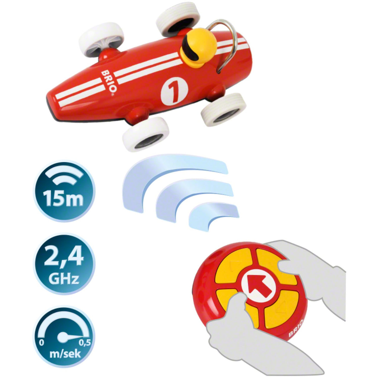 BRIO® 30388 R/C Racerbil