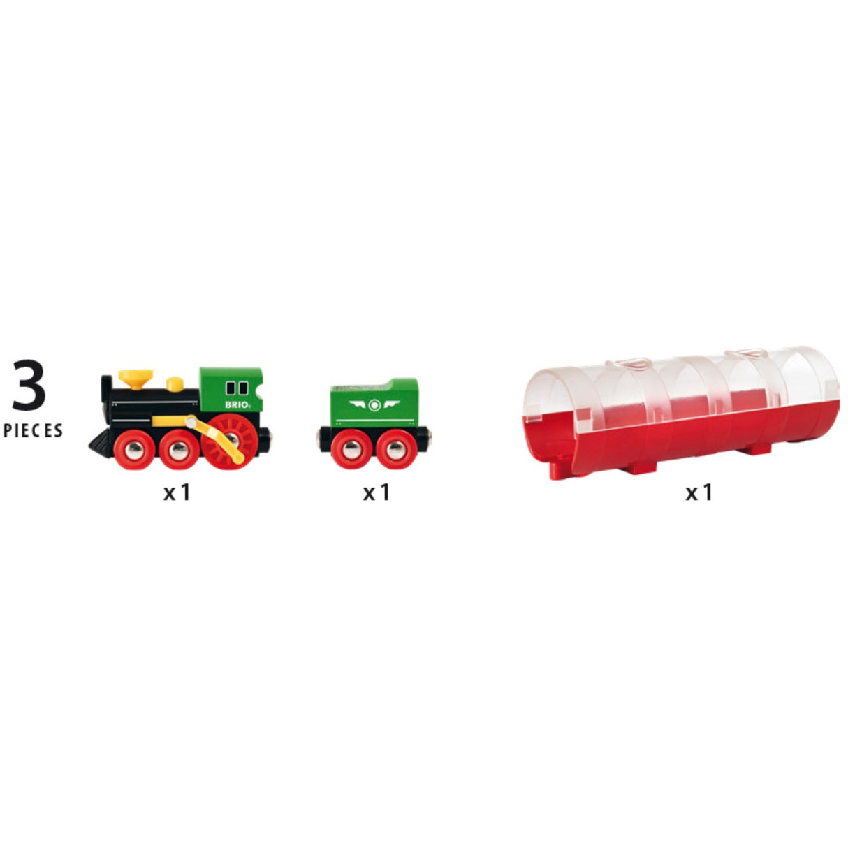 BRIO® 33892 Damplokomotiv And Tunnel