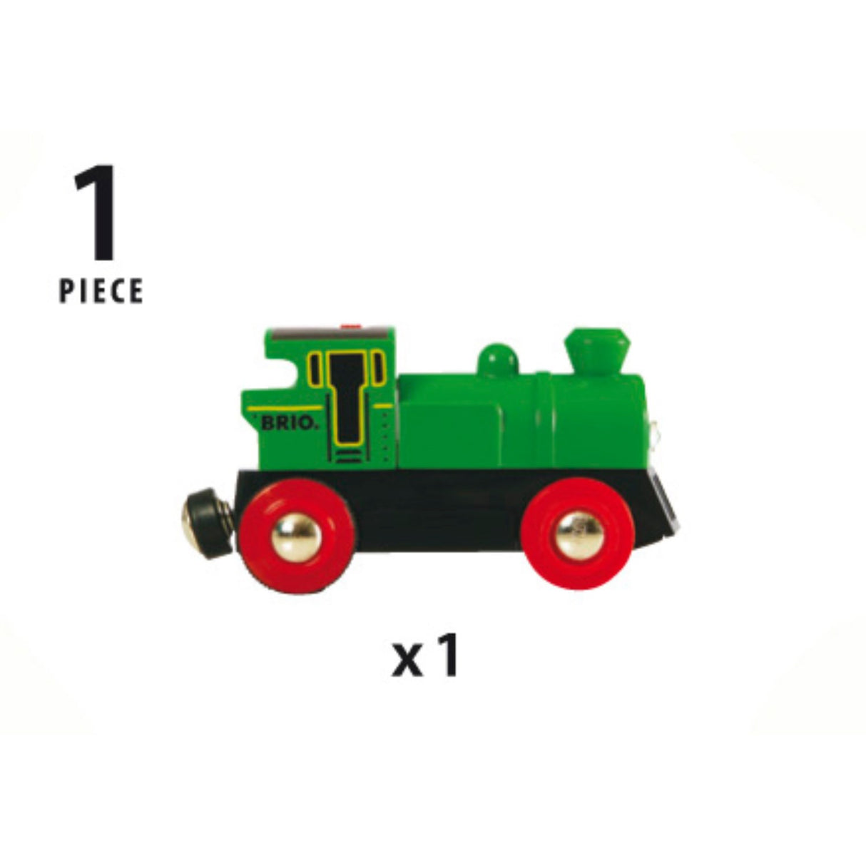 BRIO® 33595 Batteridrevet Tovejs Lokomotiv, Grønt/sort