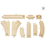 BRIO® 33402 Skinnesæt, 16 Dele