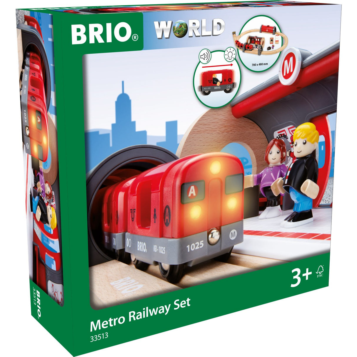BRIO® 33513 Togbane, Metro