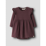 Lil'Atelier Catawba Grape Nbfthora Hun Ls Body Dress Lil
