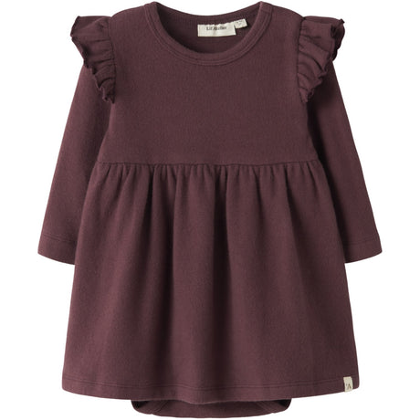 Lil'Atelier Catawba Grape Nbfthora Hun Ls Body Dress Lil