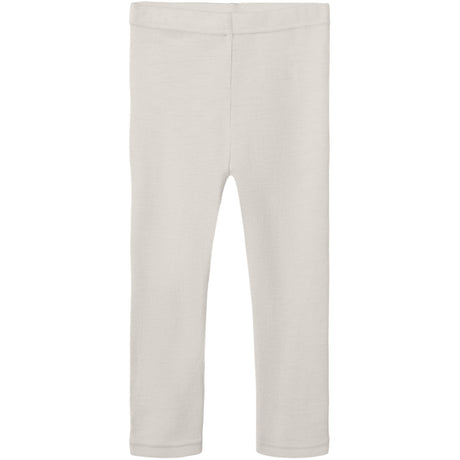 Lil'Atelier Turtledove Melange Nmnnalu Rib Wo/Mo Slim Leggings Lil