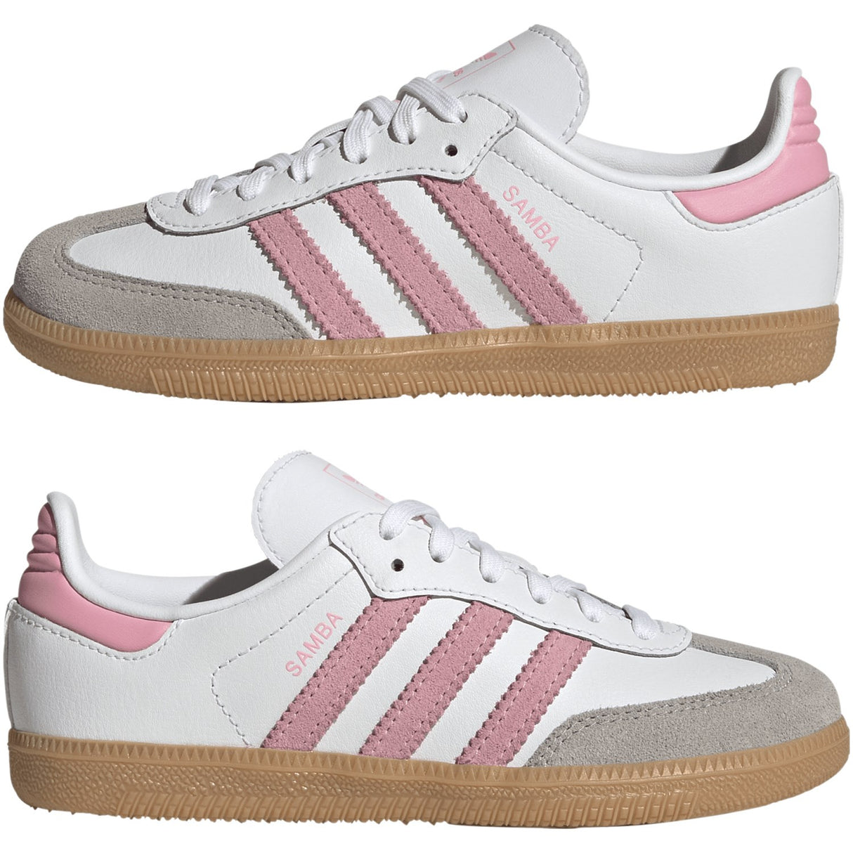 adidas Originals Ftwr White/Light Pink/Gum 3 Samba Og C Sneakers