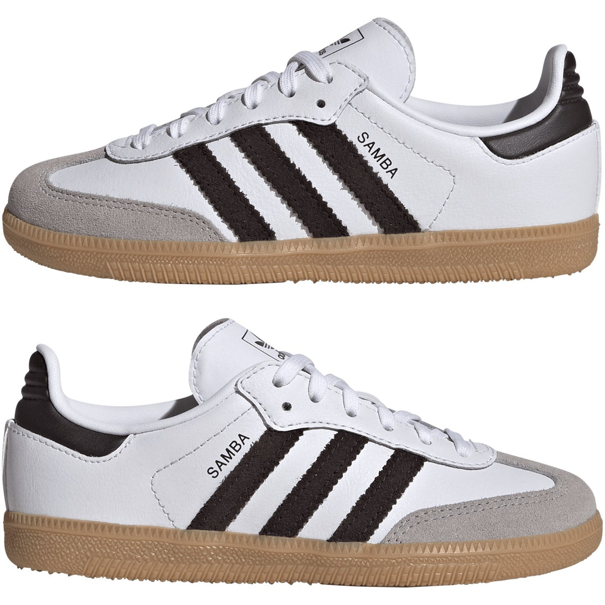 adidas Originals Ftwr White/Aurora Coffee/Gum 3 Samba Og C Sneakers