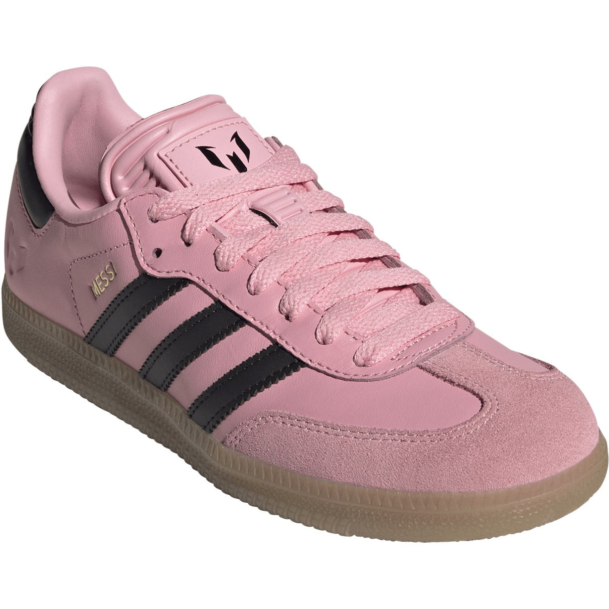 adidas Originals Light Pink/Core Black/Gum4 Samba Messi J Sneakers