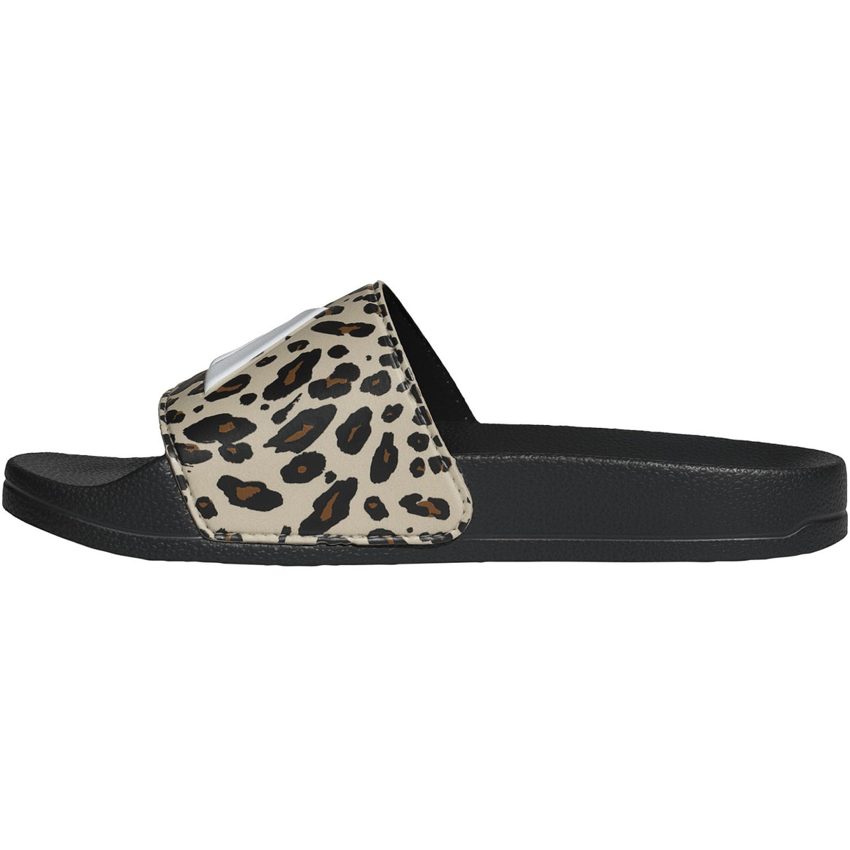 adidas Originals Crystal Linen/Core White/Core Black Adilette Shower Logo K Sandal