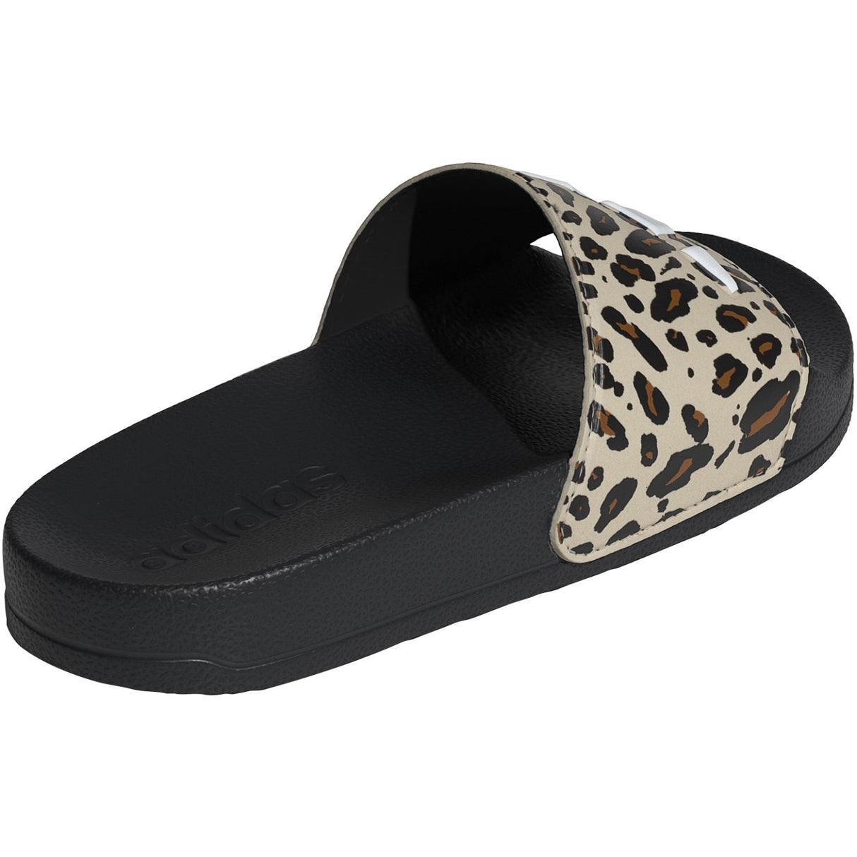 adidas Originals Crystal Linen/Core White/Core Black Adilette Shower Logo K Sandal