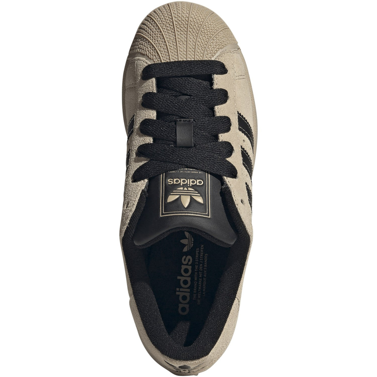 adidas Originals Stone Khaki/Core Black/Stone Khaki Superstar Ii J Sneakers