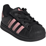 adidas Originals Core Black/Glow Pink/Core Black Superstar Ii Cf El I Sneakers