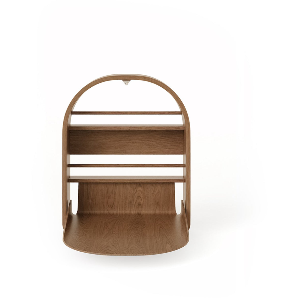 KAS Kopenhagen Smoked Oak Kai Wall Changing Table Smoked Oak