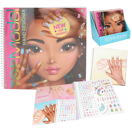TOPModel Create Your Hand Design Colouring Book