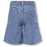 kids ONLY Light Blue Denim Kogcomet Wide Long Shorts Dnm Dia Noos