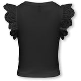 kids ONLY Black Kogdrea Life S/S Top Jrs Noos