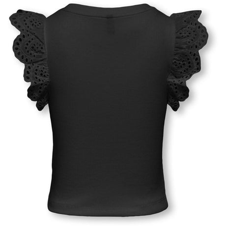 kids ONLY Black Kogdrea Life S/S Top Jrs Noos