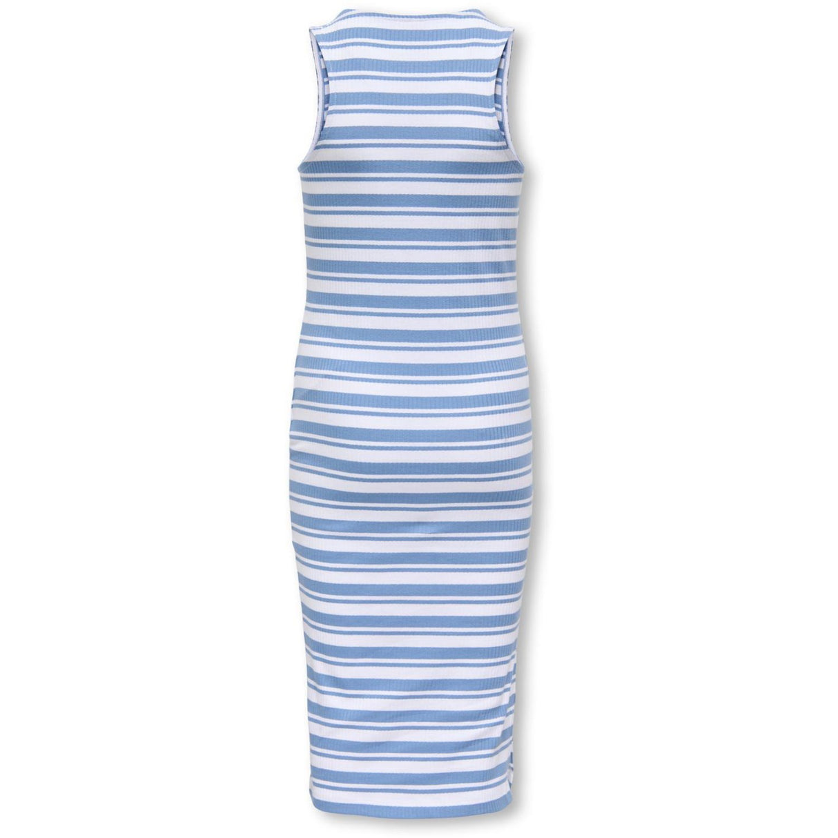 kids ONLY Riviera Mix White Stripes Kogbelfast Life Stripe Sl Midi Dress Jrs