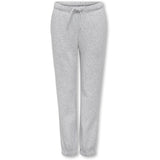 kids ONLY Light Grey Melange Kogsweat Pants Swt Noos