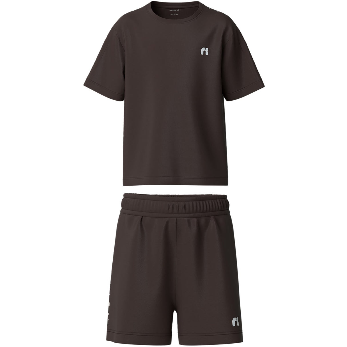 Name It Chocolate Martini Nkndemu Ss Nreg Shorts Set