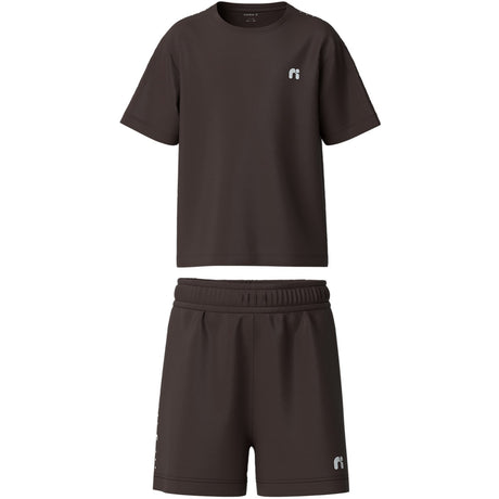 Name It Chocolate Martini Nkndemu Ss Nreg Shorts Set