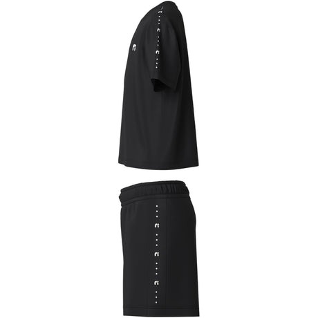 Name It Black Nkndemu Ss Nreg Shorts Set