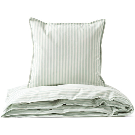Studio Feder Soft Mint Stripe Bedding Percale