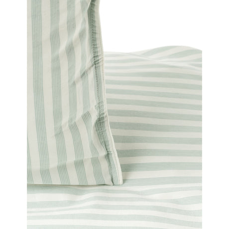 Studio Feder Soft Mint Stripe Bedding Percale