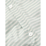 Studio Feder Soft Mint Stripe Bedding Percale