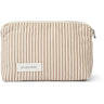 Studio Feder Brown Beach Stripe Celia Mini Toiletry Bag Cotton