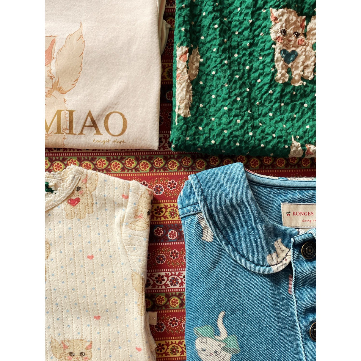 Konges Sløjd Dot Miao Verde Elin Pants Gots