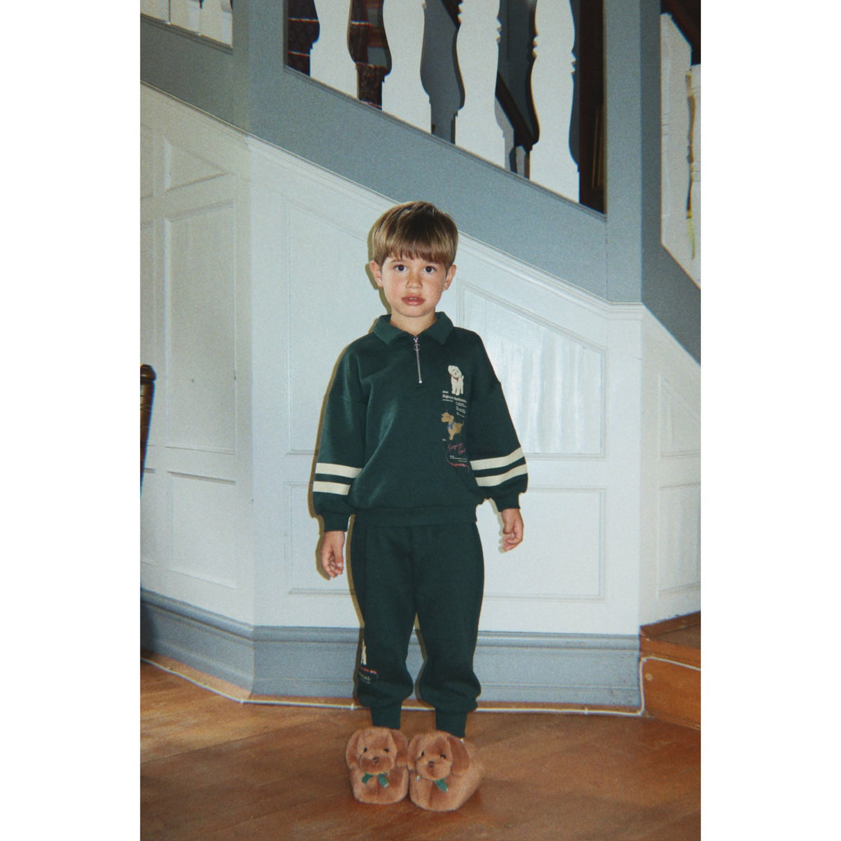 Konges Sløjd Pine Grove Doggy Half Zip Polo Ocs