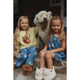 Konges Sløjd Bow Kitty Denim Magot Slit Pants Gots