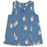 Konges Sløjd Bow Kitty Denim Magot Dress Gots
