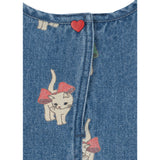 Konges Sløjd Bow Kitty Denim Magot Dress Gots