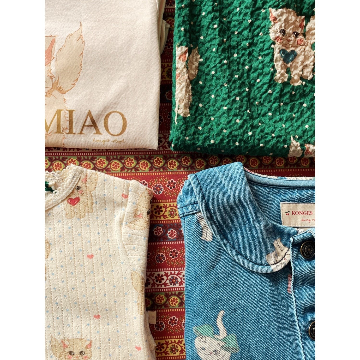 Buy Konges Sløjd Dot Miao Verde Elin Pants Gots | Luksusbaby