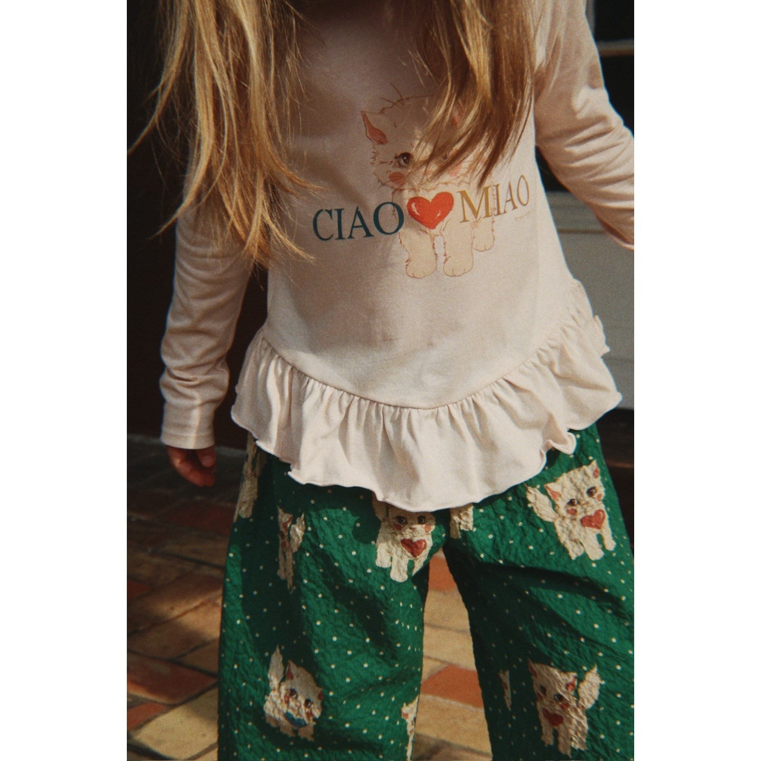 Buy Konges Sløjd Dot Miao Verde Elin Pants Gots | Luksusbaby