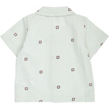 Müsli Tofu/ Ocean/ Mineral Red Seersucker Stripe S/S Shirt Baby