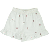 Müsli Tofu/ Ocean/ Mineral Red Seersucker Stripe Frill Shorts