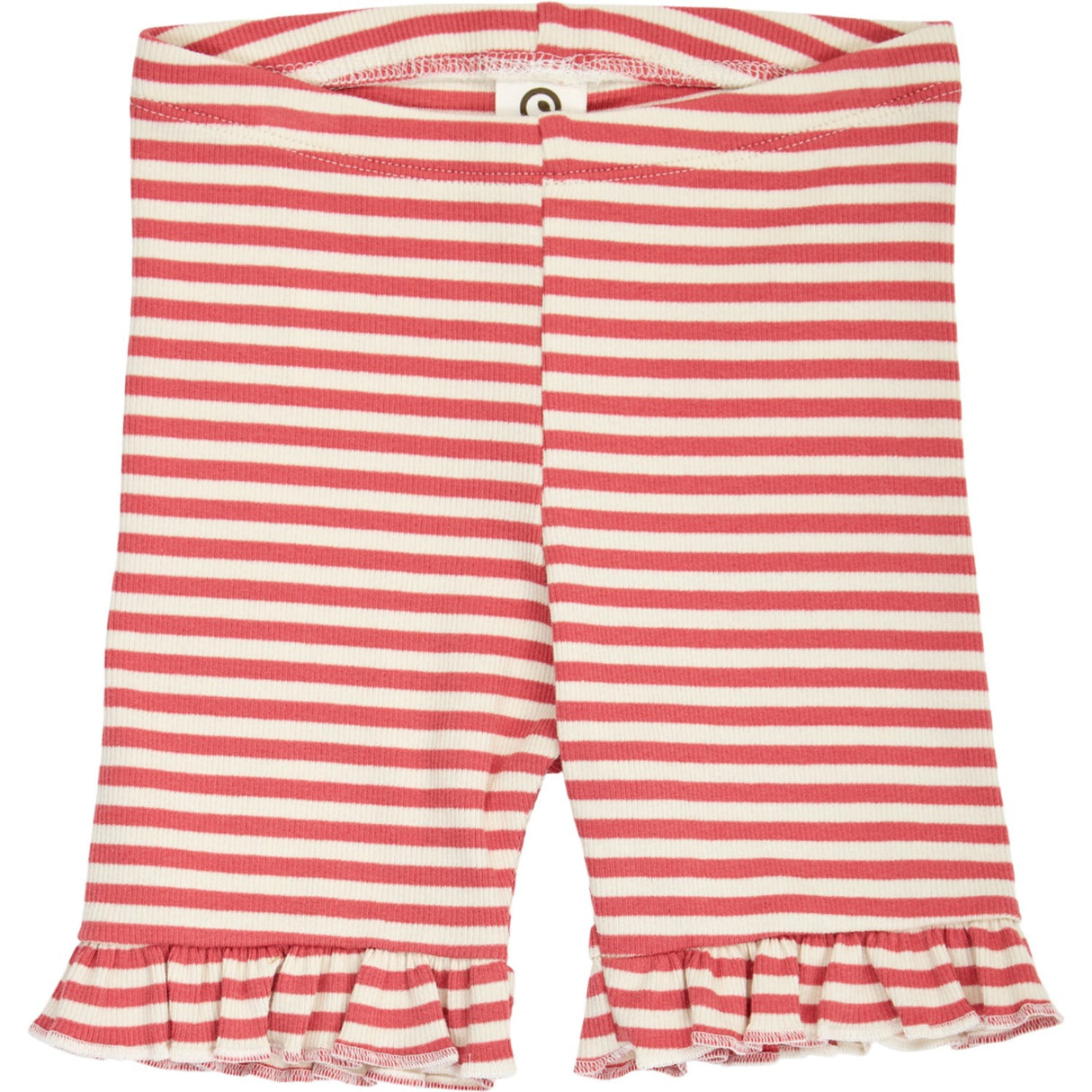 Müsli Mineral Red/ Tofu Rib Stripe Frill Shorts
