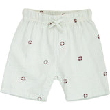 Müsli Tofu/ Ocean/ Mineral Red Seersucker Stripe Shorts Baby