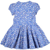 Müsli Azure Blue/ Nectar/ Tofu Primrose Puff S/S Swing Dress