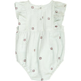 Müsli Tofu/ Ocean/ Mineral Red Seersucker Stripe Frill S/S Body