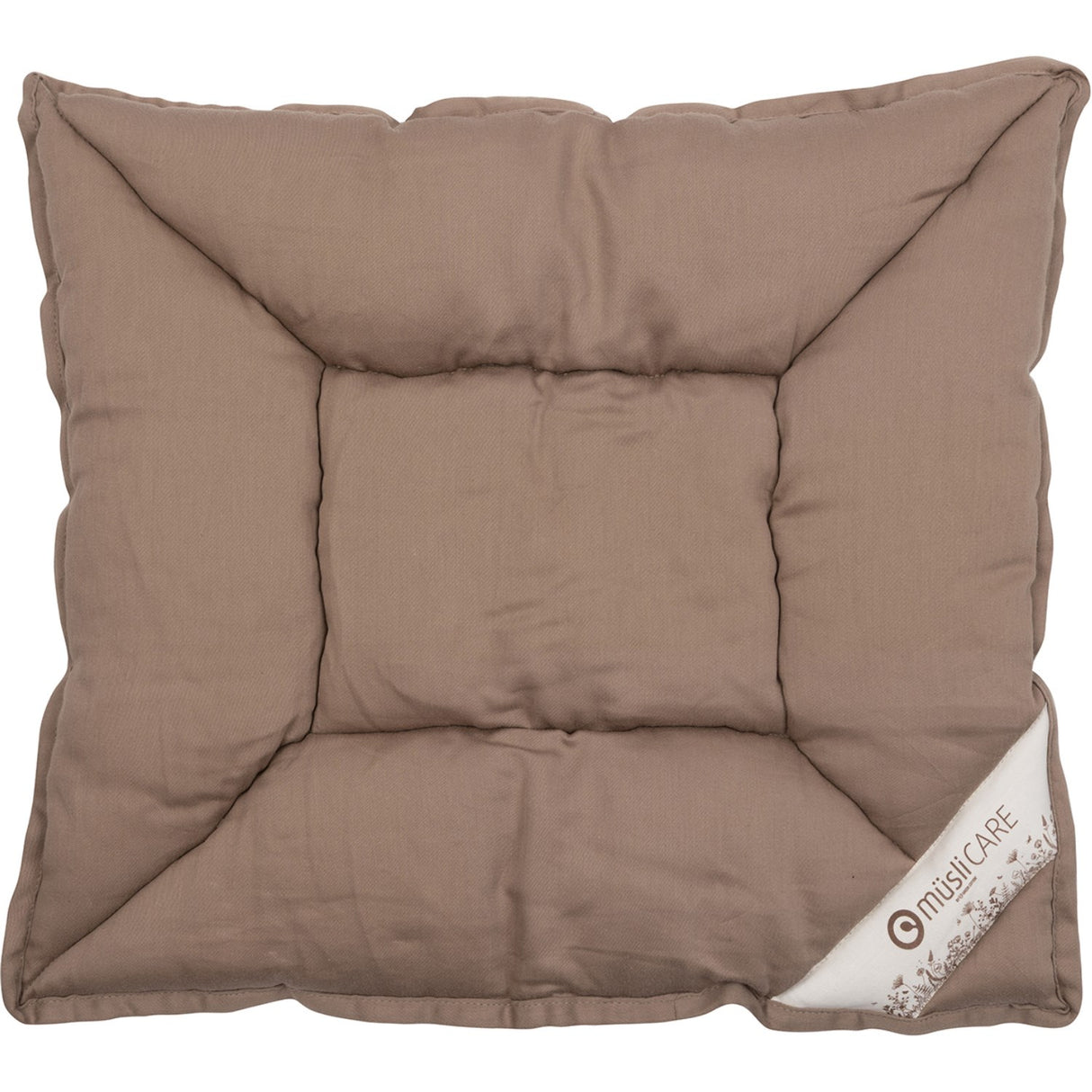 Müsli Walnut Satin Pillow Kapok