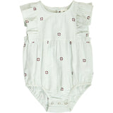 Müsli Tofu/ Ocean/ Mineral Red Seersucker Stripe Frill S/S Body